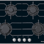 KM 3010 G 24" Stove on SS black glass ceramic